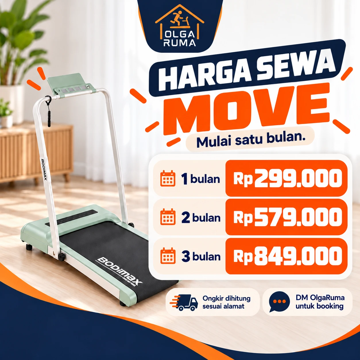 MOVE · Harga sewa OlgaRuma